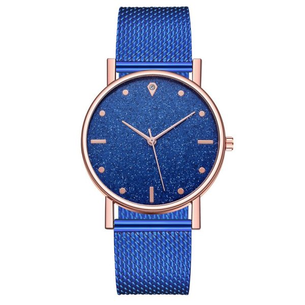 2020 Watch Women Dress Stainless Steel Band Analog Quartz Wristwatch Fashion Luxury Ladies Golden Rose Gold Watch Clock Analog - 图片 2