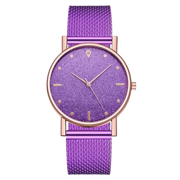 2020 Watch Women Dress Stainless Steel Band Analog Quartz Wristwatch Fashion Luxury Ladies Golden Rose Gold Watch Clock Analog - 图片 4