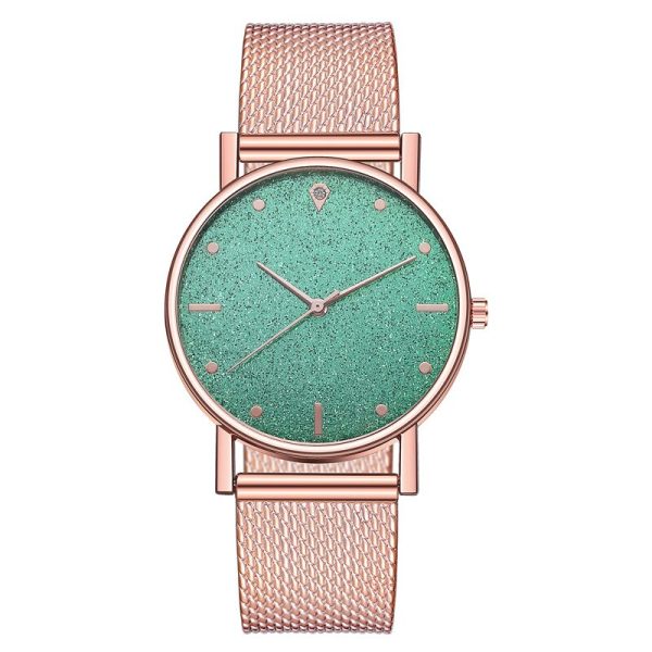 2020 Watch Women Dress Stainless Steel Band Analog Quartz Wristwatch Fashion Luxury Ladies Golden Rose Gold Watch Clock Analog - 图片 5