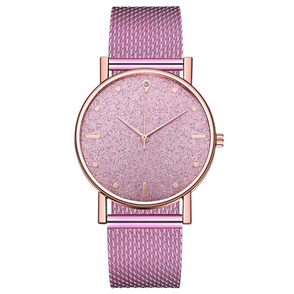 2020 Watch Women Dress Stainless Steel Band Analog Quartz Wristwatch Fashion Luxury Ladies Golden Rose Gold Watch Clock Analog - 图片 6