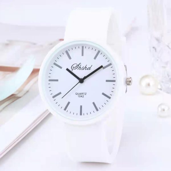 2021 New simple silicone Brand WOKAI Casual Quartz Watch Women Crystal Silicone Watches Relogio Feminino Wrist Watch Hot sale - 图片 4