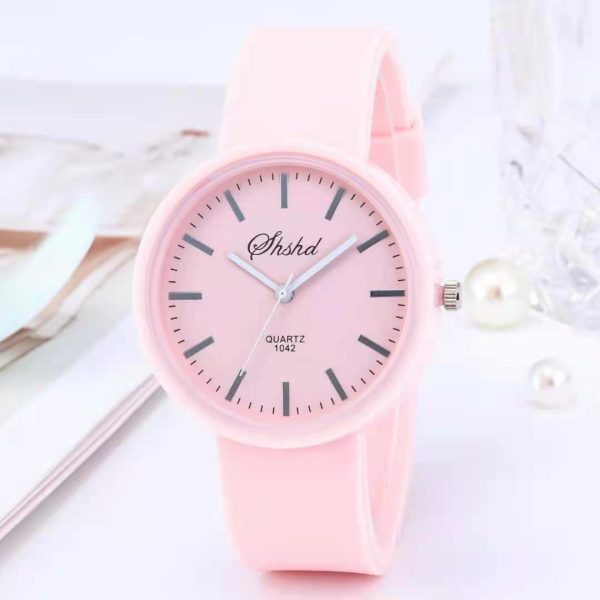 2021 New simple silicone Brand WOKAI Casual Quartz Watch Women Crystal Silicone Watches Relogio Feminino Wrist Watch Hot sale - 图片 5