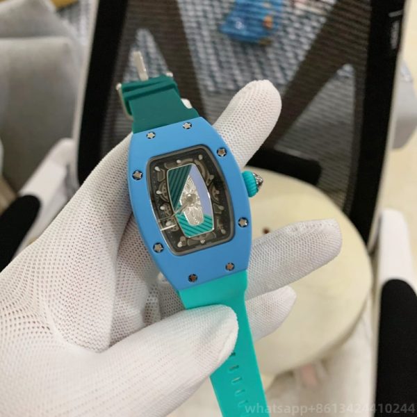 Brand Wrist Watches Women Girl Ladies Colorful Candy Color Diamond Style Luxury Hight Quality Rubber Band Quartz Clock 01