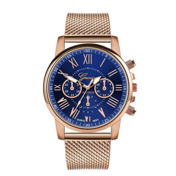 Business Women's Watches Fashion Geneva Brand Roman Numeral Simple Clock Kol Saati Montre Femme Relogio Feminino Reloj Mujer - 图片 4
