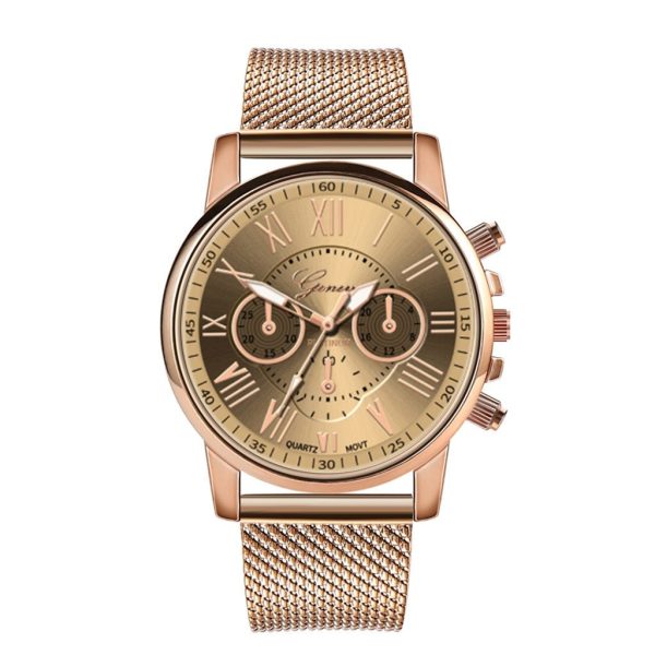 Business Women's Watches Fashion Geneva Brand Roman Numeral Simple Clock Kol Saati Montre Femme Relogio Feminino Reloj Mujer - 图片 5